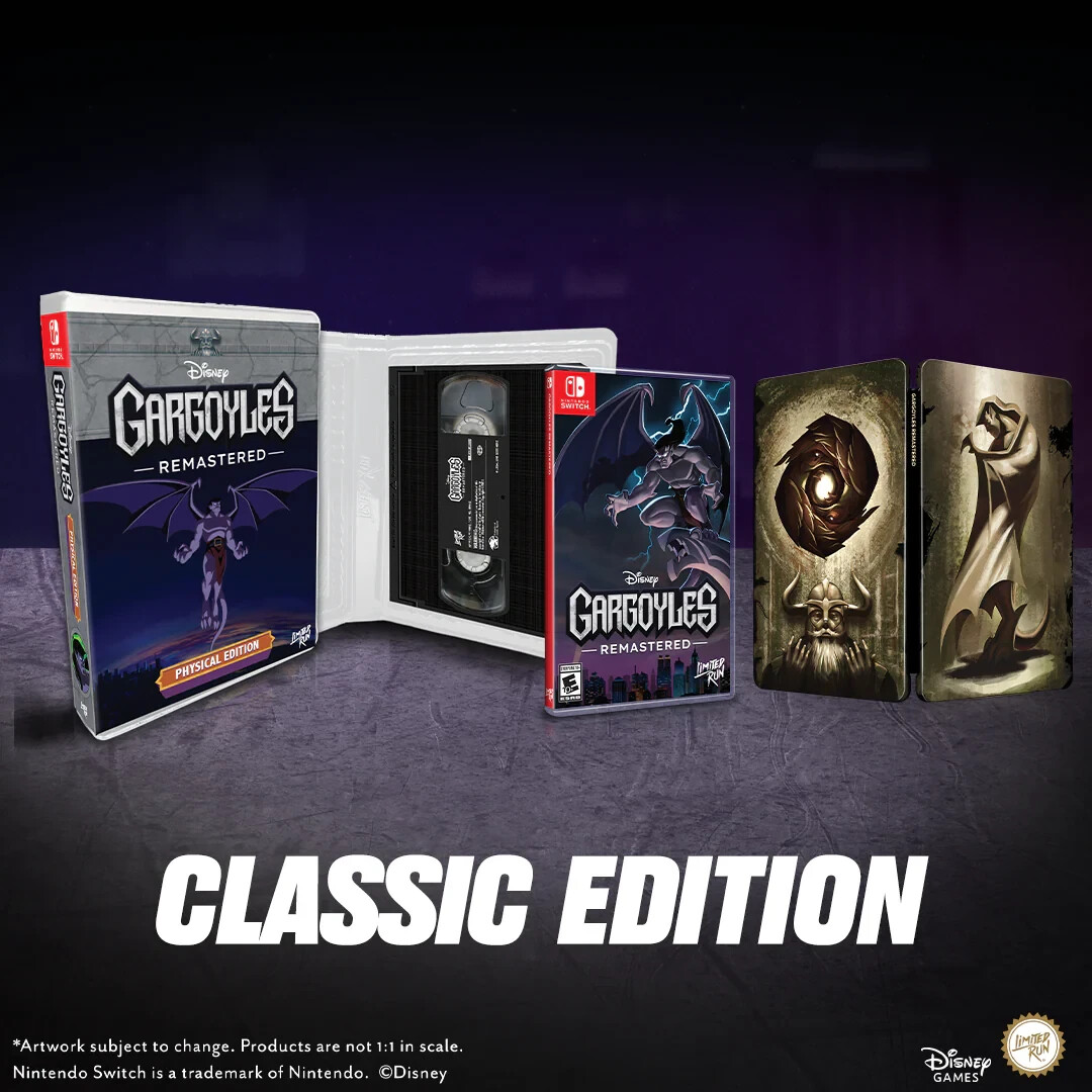 Switch Limited Run #208: Gargoyles Remastered Classic Physical VHS