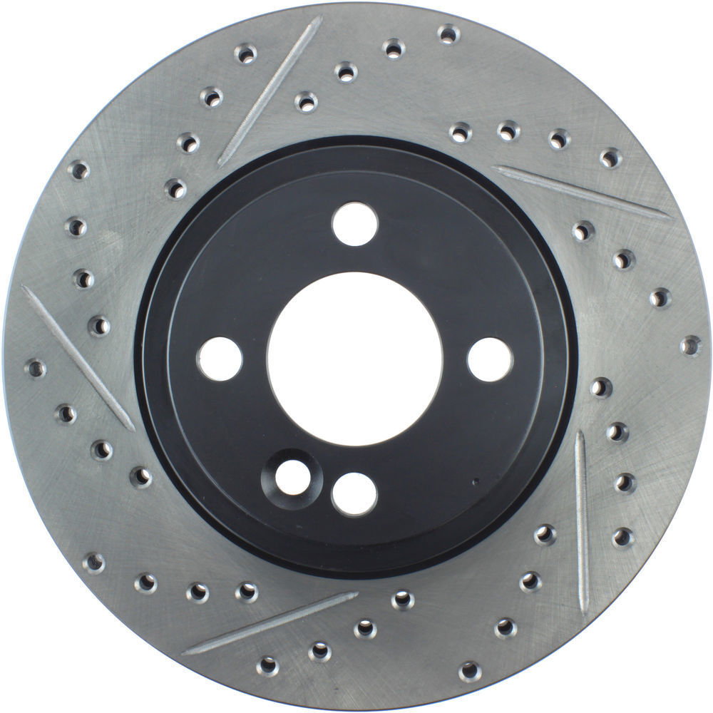 StopTech Power Slot 07-09 Mini Cooper/Cooper S Rear Right Slotted Rotor