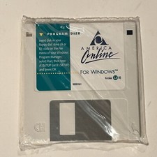 America Online AOL version 2.0 for Windows 3.5 installation Disk SEALED B2G1