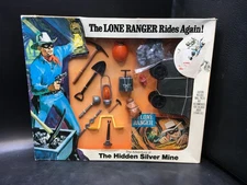 VTG The Lone Ranger Hidden SIlver Mine Playset [Hubley 1973] COMPLETE!