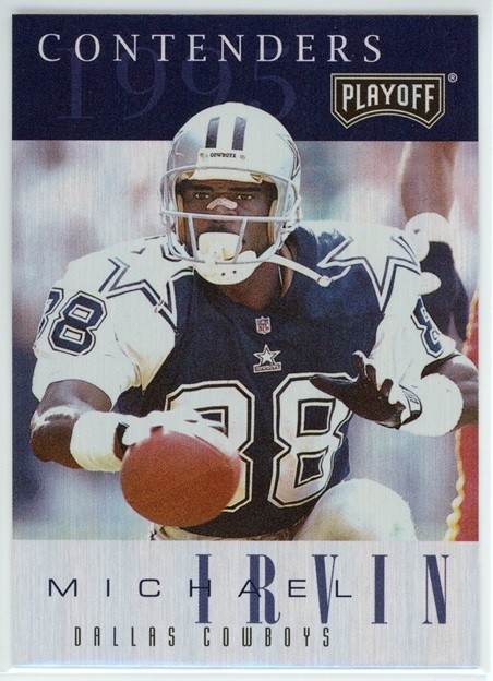 Michael Irvin 1995 Playoff Contenders #88 Dallas Cowboys HOF