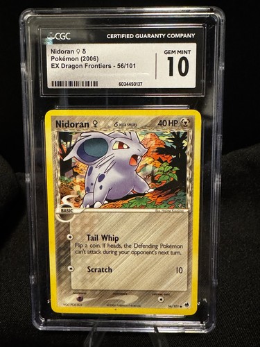Nidoran ♀ δ graded CGC 10 for sale on eBay