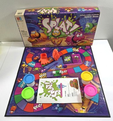 Milton Bradley Splat! Board Game 1990 - No Dough - Otherwise Complete