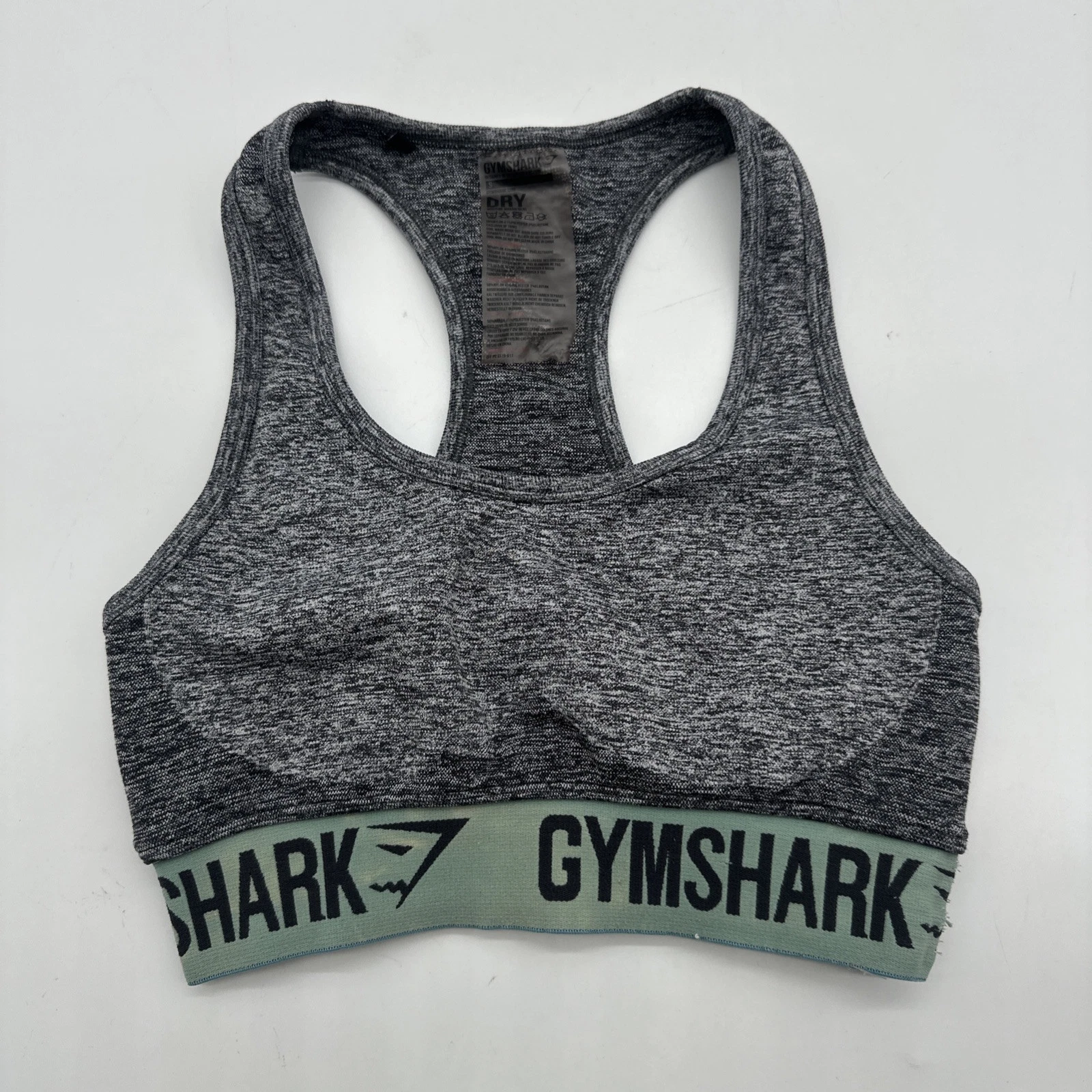 gymshark dry sport logo tank-bra