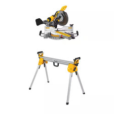 15 Amp Corded 12 In. Double Bevel Sliding Compound Miter Saw W/Blade Wrench, Mat