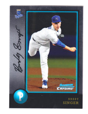 2018 Bowman Draft 1998 BOWMAN CHROME 20th ANNIVERSARY #98B-BS BRADY SINGER RC