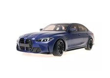 MINICHAMPS BMW M3 2024 1/18 Scale Diecast Model Matte Blue Metallic New