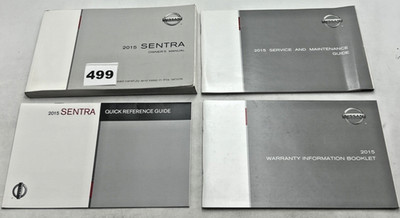 2015 Nissan Sentra Owners Manual OEM Book User Guide Reference