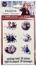 Disney Frozen II Temp Tattoo Sheets 10 Sheets- 24 Per Sheet Birthday Party