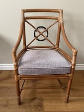 Vintage McGuire Mid Century Rattan Bamboo Lounge Dining Chair Target Armchair