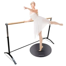 Pre-Loved Artan Balance Ballet Barre & Round Dance Floor Mat Set