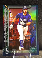 2025 Topps Fanatics Fest NYC Cal Raleigh Big Apple Black Foil #603  /10 Mariners