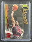 MICHAEL JORDAN 1996-97 TOPPS STADIUM CLUB #F1 FUSION DIE CUT BULLS
