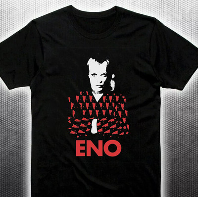 Brian Eno Black Cotton Shirt All size S-5XL Unisex L229