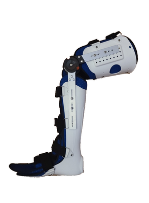 #ad Adjustable Knee w Static Ankle Foot Orthosis Support Lower Limbs Brace $119.99