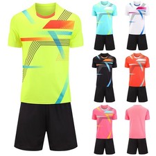 Kids Boys Football Tracksuits Costume Casual Ouifit Competition Training Team