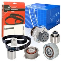 Gates 5649XS Zahnriemen + SKF Rollen Satz Wapu FüR Audi A6 Q5 TT Seat Skoda VW