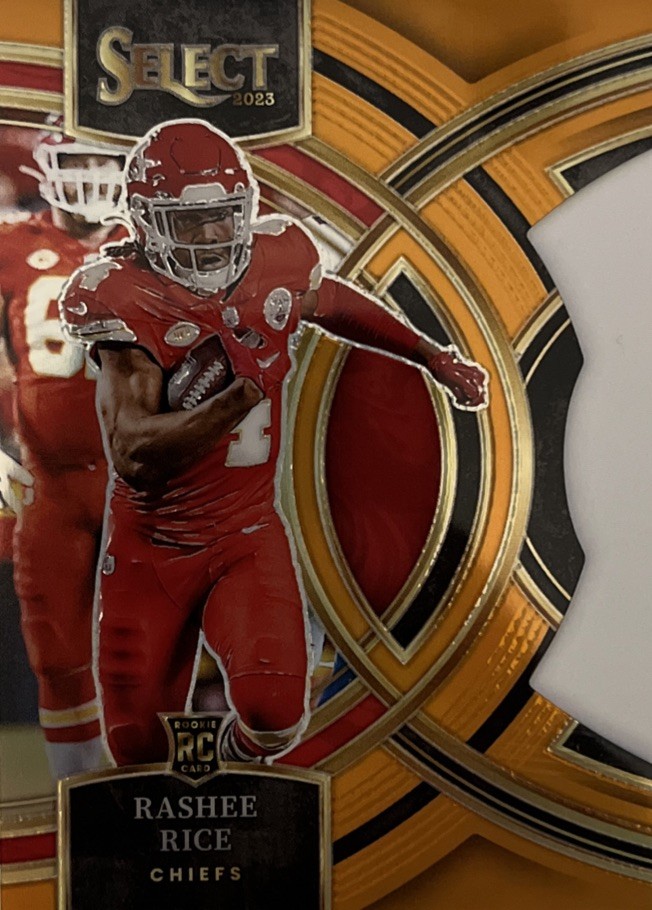 2023 Panini Select Premier Level Rashee Rice Rookie Orange Prizm Die-Cut /399