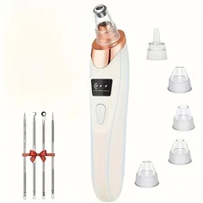 Electric Blackhead Remover - Multi-Head for Facial Deep Cleaning