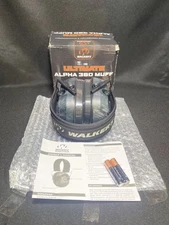 Walker's Game Ear Muffs Black Alpha Quad 360 Electronic Ear Muffs - GWP-XPMQB