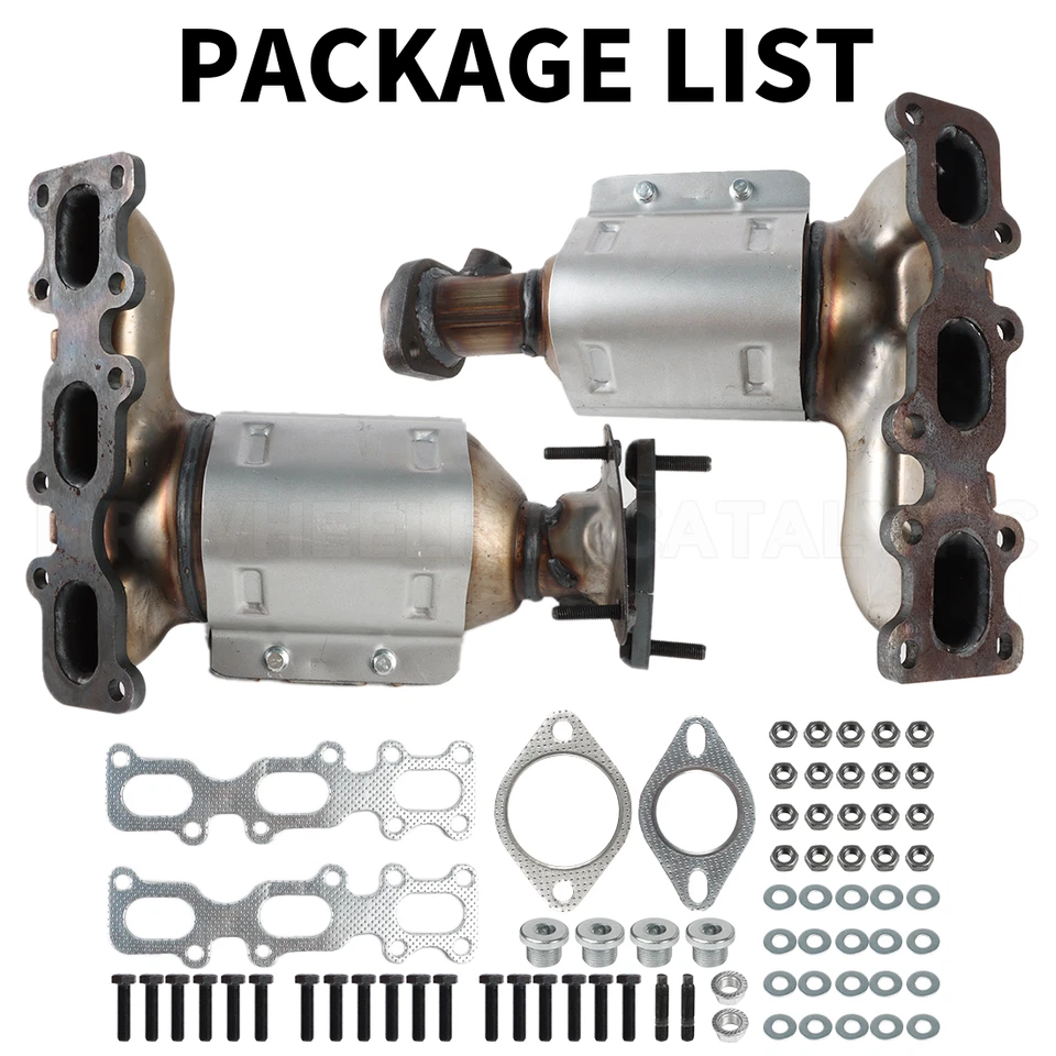 For Ford Explorer 3.5L V6 2013-2019 Pair Bank 1 & 2 Manifold Catalytic Converter Foto 2 de 4