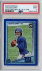 2025 Donruss Jaxson Dart Optic Preview BLUE SCOPE Rookie RC #400 PSA 9 GIANTS
