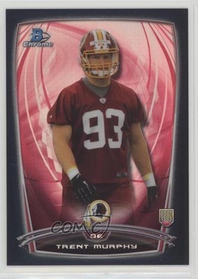 2014 Bowman Chrome Black Refractor 99/299 Trent Murphy #113 Rookie RC fm0