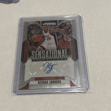 Keshad Johnson RC Rookie Auto Sensational Signatures Heat 2024-25 Panini Prizm