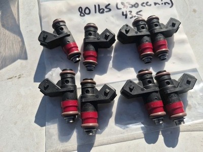 8x 80lb 830cc Deka Compact Fuel Injectors EV1 High Impedance A2C32624700