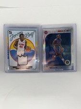 Sekou Doumbouya RC 2 Card Lot - Jersey Kings Patch & Shock NBA Hoops Pistons
