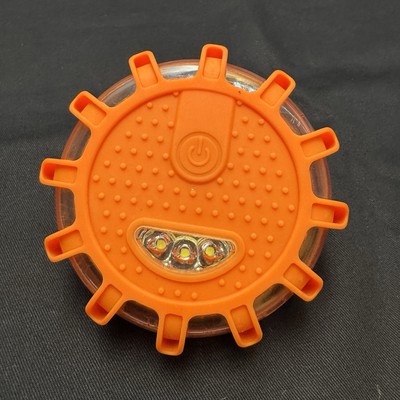 New 9 in 1 SuperFlare LED Safety Light   Orange Beacon   Magnetic, 3 AAA