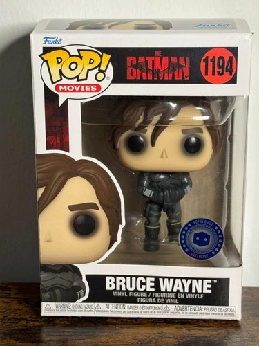 Bruce Wayne Funko POP! Movies #1194 The Batman Pop in a Box Exclusive
