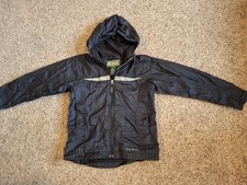 LL Bean Fleece Lined Jacket Black Kids 6X /7
