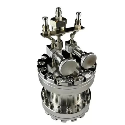 #ad UHV Reaction Vessel 6.00quot; CF ConFlat Interface Pressure Safe 316SS NOS $2850.00