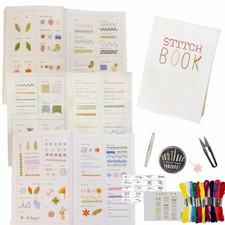 DIY Sewing & Embroidery Book, Stitching Instructions for Beginners & Enthusiasts