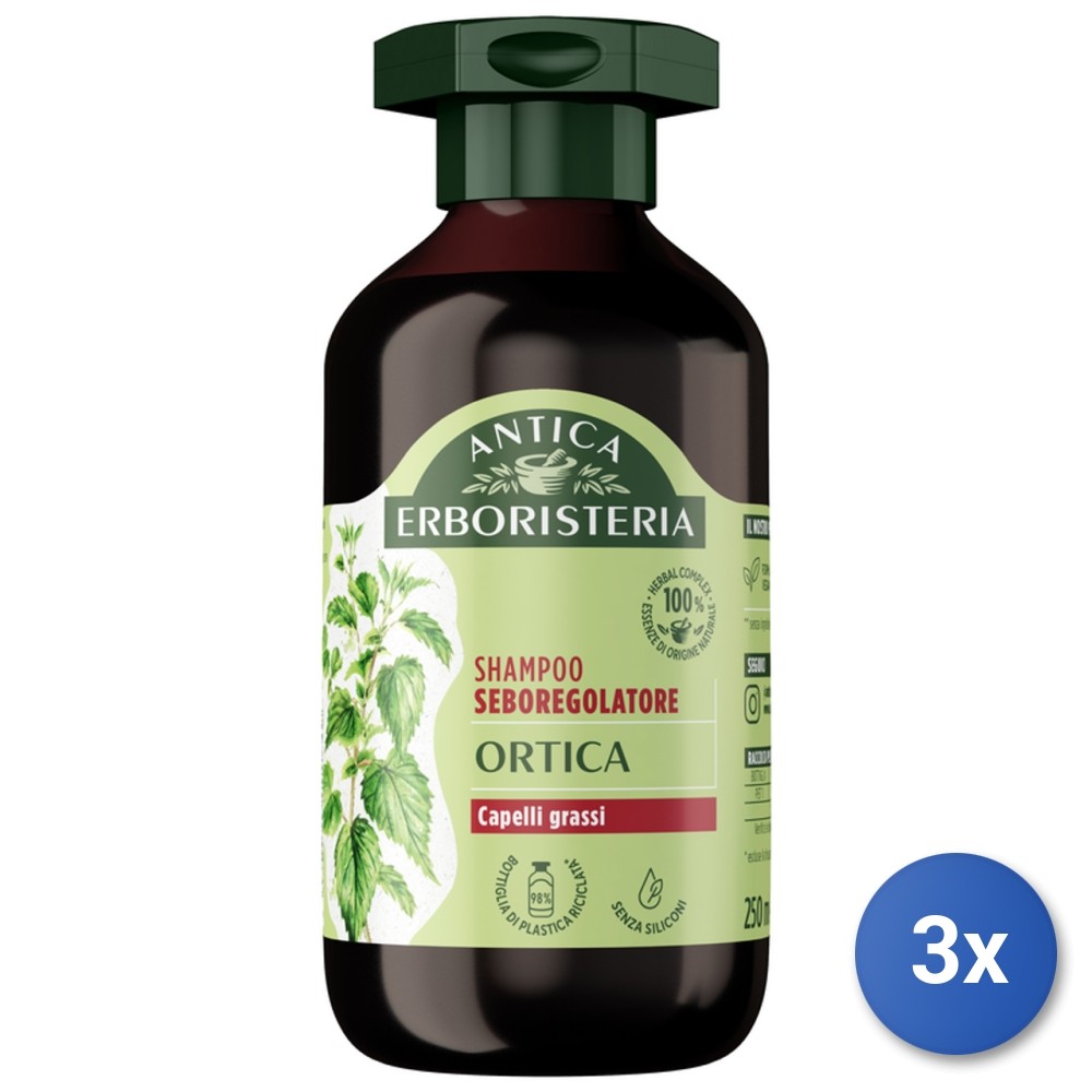 3X Antica Erboristeria Shampoo 250 Ml. Nettle Oily