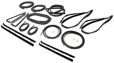 1981-1985 Chevy GMC Pickup  Truck ; Complete Weatherstrip Kit with Chrome