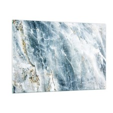 Quadro su Vetro 120x80cm Imitazione Pietra Marmo Stampe Immagini Moderni Murale