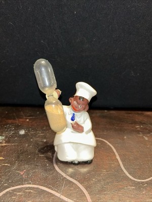 Rare Vintage 1952 Porcelain Chef Egg Timer Made In Germany