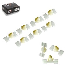 10x Für BMW E46 Coupe Cabrio Klammer Clips Schutzzierleisten Zierleiste Leisten