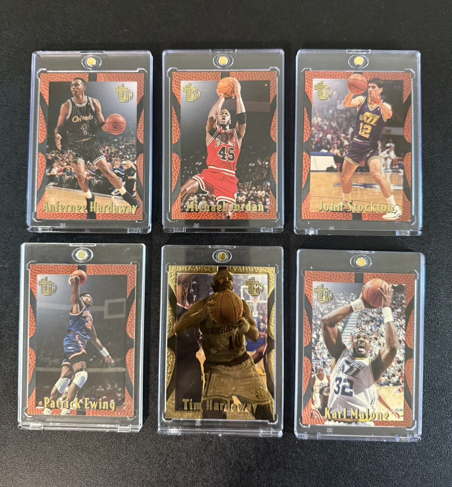 1994 Topps Embossed #121 Michael Jordan, Hardaway,  | NBA HOF Chicago Bulls (D)