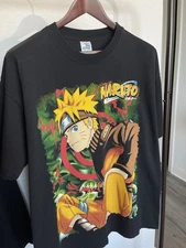 Double Sided Naruto Shippuden Tshirt Adult Sz XXL Anime Mexican Boot Thessh