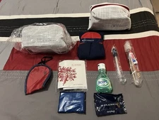 2 Vintage USAir US Airways Amenities Amenity Bag Travel Kits Brand New