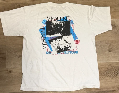 90s Violent Femmes Parking Lot Tour Tee Shirt XL RAR 1990s vintage concert t-shirt, vintage, size XL, single stitch, B+ condition