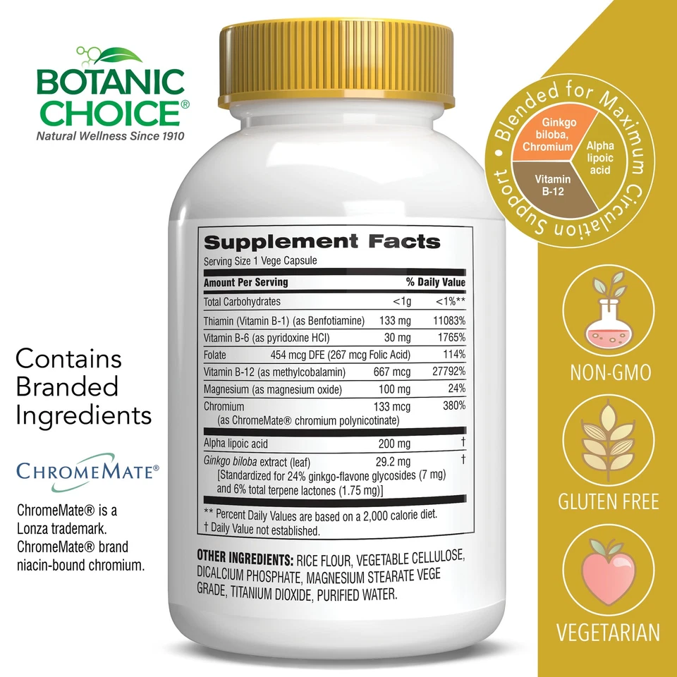 Botanic Choice Máxima Fuerza Neuro Support Plus® Lx Circulación Dietética Foto 3 de 4