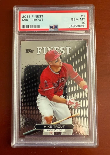 PSA 10 - 2013 Mike Trout Topps Finest #1