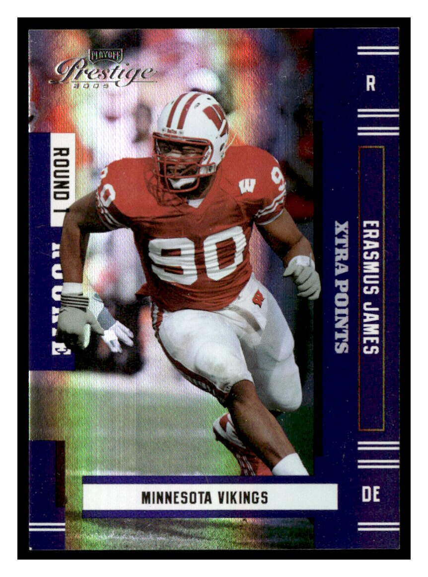 Erasmus James 2005 Playoff Prestige 219  SN100  Xtra Points Purple