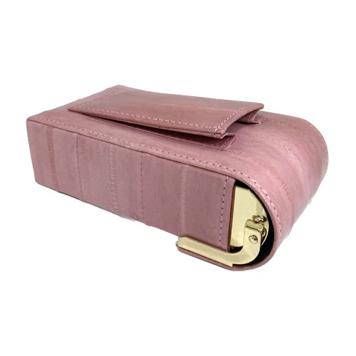 Genuine Eel Skin Leather Sliding Cigarette Case Wallet Tobacco Case - Picture 70 of 135