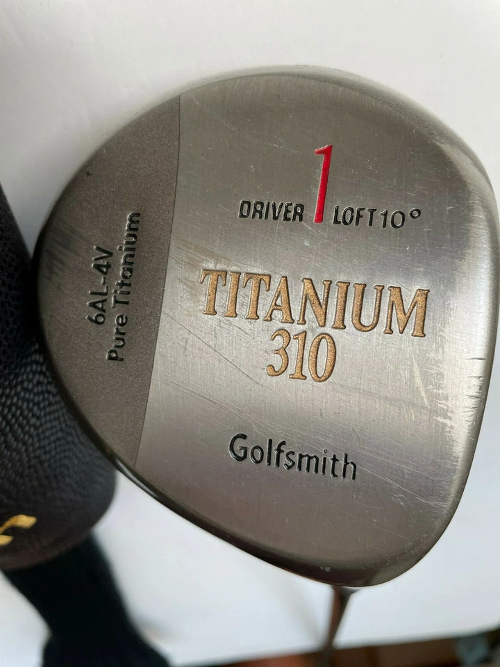Golfsmith Titanium 310 Golf Driver 1 Loft 10* Titanium Shft Golf Pride Grip W/Co - Image 2 of 4