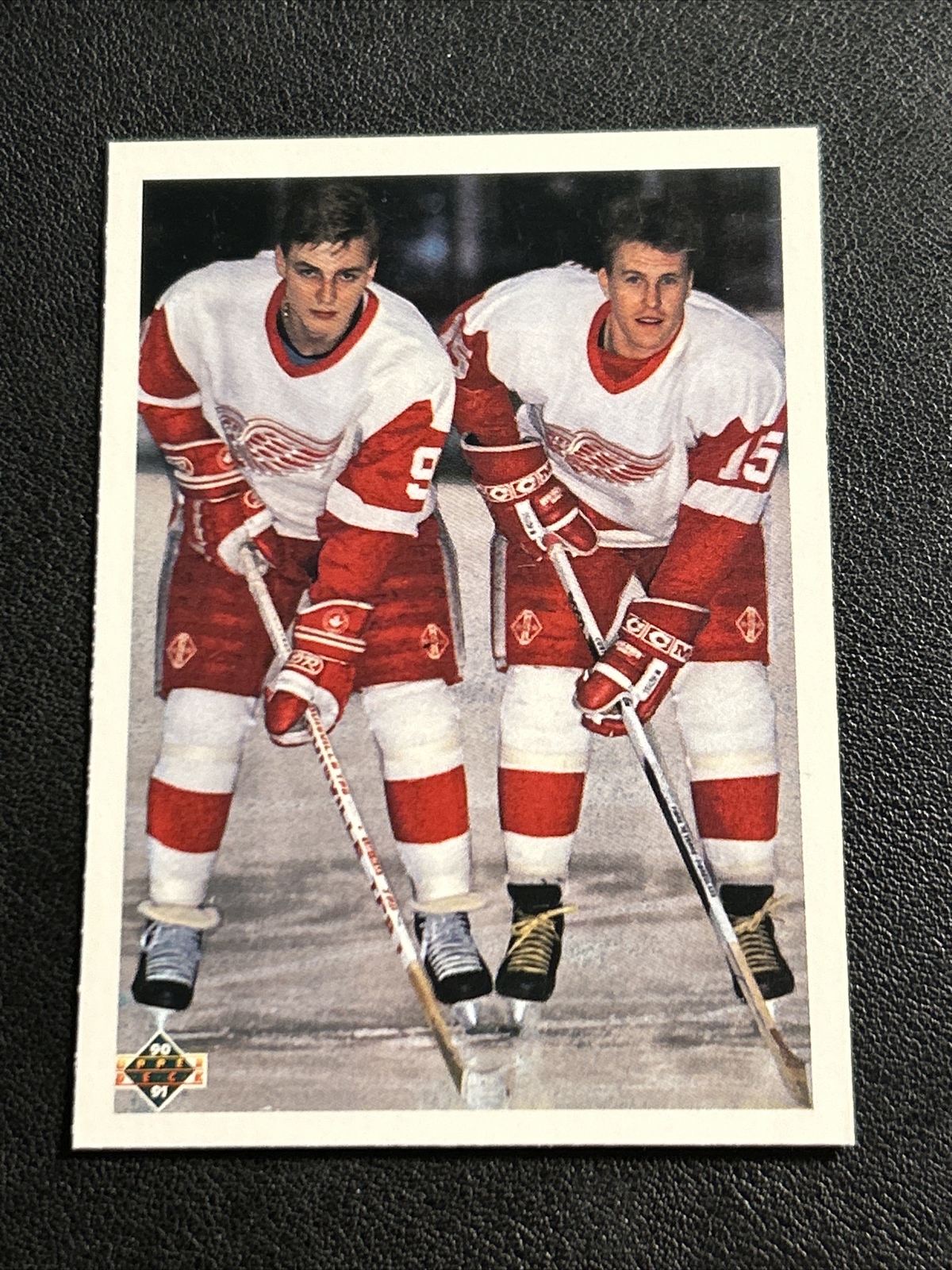 1990-91 Upper Deck SERGEI FEDOROV / JOHAN GARPENLOV Young Guns Checklist #521